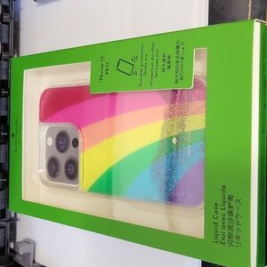 Kate Spade  Rainbow Collection iPhone 15 Pro Case